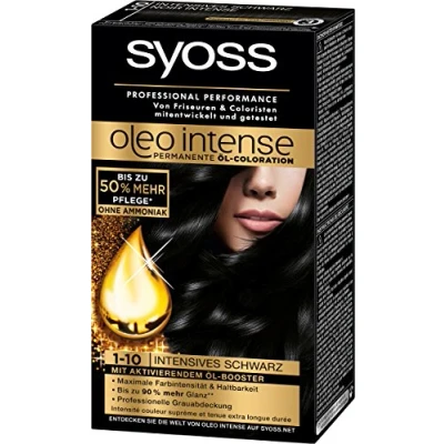 Bild av Syoss Oleo Intense Coloration, 110 svart, 3 pack (3 x 115 ml)