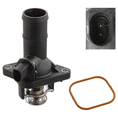 Bild av FEBI BILSTEIN 107988 Thermostat d&#039;eau 105 avec joint d&#039;étanchéite commutateur de température boîtier VOLKSWAGEN: Golf 4, Bora Variant
