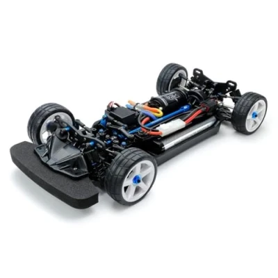 Bild av Tamiya 58720 1:10 RC TT 02 typ SRX chassisats fjärrstyrd bil, chassi, modelltillverkning, byggsats för montering, hobby, hantverk