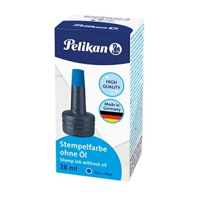 Bild av Pelikan 351213 stämpelbläck 4K, ingen olja, 28 ml, blå