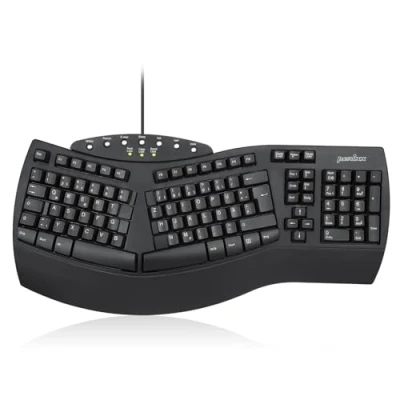 Bild av Perixx 11523 PERIBOARD 512 Ergonomiskt Tangentbord, Svart
