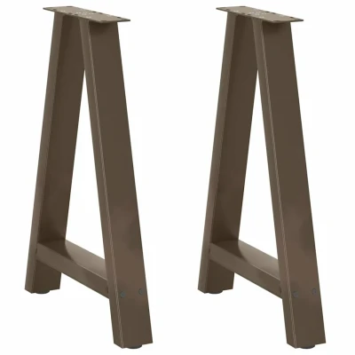Bild av Soffbordsben A formade 2 st 60x(72 73) cm stål