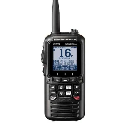 Bild av Standard Horizon HX891BT/E handhållen marin VHF radio, 6 W, GPS, IPX8 vattentät, Bluetooth (svart)