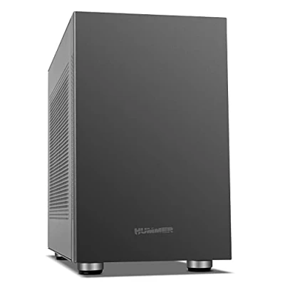 Bild av NOX Microtower HUMMER VAULT NXHUMMERVAULT mikrotorn Micro ATX, kapacitet upp till 7 fläktar, GPU installation, 2xUSB 3.0, Magnetiskt dammfilter, svart