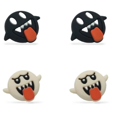 Bild av MatoSan® 4 x joystick lock kompatibla med Switch Grip, Joy Con Thumbstick Grip Lite OLED tillbehör, Thumb Grips tumkåpor Steam Deck tillbehör skydd (Ghost)