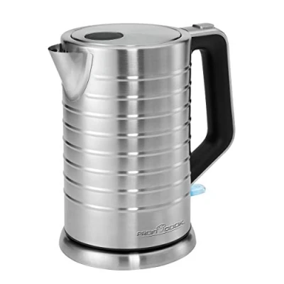Bild av Vattenkokare 1,7 l 18502200 Watt 360 roterande bas Silverfärg Profi Cook PC WKS 1119