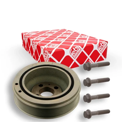 Bild av febi BILSTEIN 33814 Poulie Damper 7PK 144 6 avec vis/boulons, pour vilebrequin Plus IVECO: DAILY 3, V Van / Break, 4 Kasten/Kombi