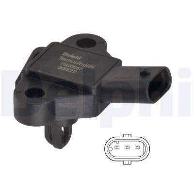 Bild av Sensor, insugstryck DELPHI PS20087 12B1
