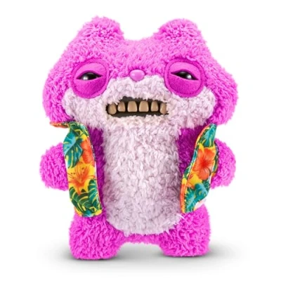 Bild av Fuggler Vacay Vibes by ZURU, Funny Ugly Monster, Plush, Collectible, Leksak (Sketchy Squirrel rosa)