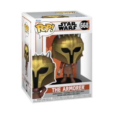 Bild av Funko POP! Star Wars: MND S9 Armören Mandalorian Vinylfigur för samlare Presentidé Officiell Merchandise Leksaker barn och vuxna TV fans Modellfigur