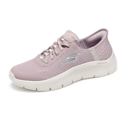 Bild av Skechers Go Walk Flex Grand Entry dam Sneaker, mauve textiltrimning, 38.5 EU