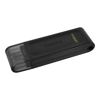 Bild av Kingston DataTraveler 70 DT70/128 GB USB C Flash enhet Svart