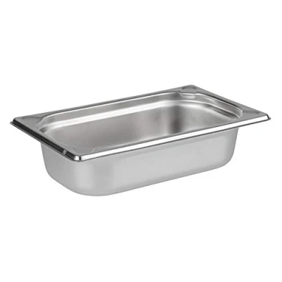 Bild av APS 81402 GN 1/4 behållare, rostfritt stål Gastronormbehållare, mått 265 x 160 mm/höjd 65 mm/volym 1,8 liter