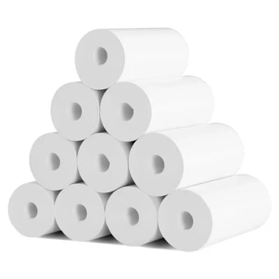 Bild av termiskt papper för barn snabbkameror 10 rullar, barnkamera, termoskrivarpapper vit, noll bläck utskriftspapper lätt att byta ut