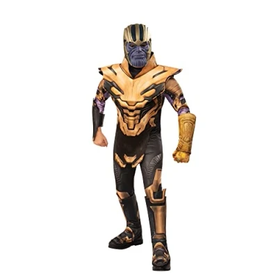 Bild av Rubie&#039;s Official Avengers Endgame Thanos, Deluxe barndräkt liten, ålder 34, höjd 117 cm