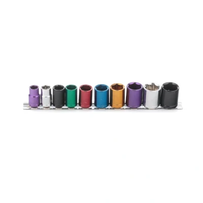 Bild av ENERGY NE00286 Jeu de douilles 10 hexagonale 3/8&quot;, 3/8