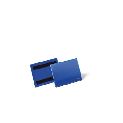 Bild av Durable 175607 Plastficka A6L magnetisk, mörkblå, 50 stycken