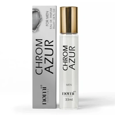 Bild av Nomi Perfume för män, 33 ml, CHROM AZUR Eau de Parfum med 20 % doftoljor, citrusnoter och maskulin elegans, långvarig doft