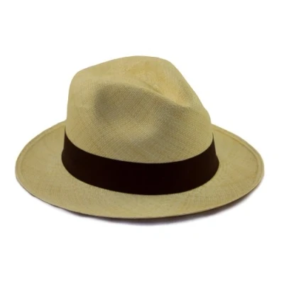 Bild av Tumi äkta handvävd Fedora Panama hatt rullbar