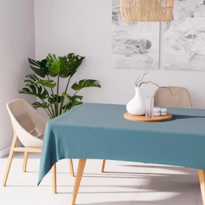 Bild av Soleil d&#039;Ocre Alix Nappe, Blå, 140 x 240 cm