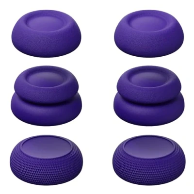 Bild av Savage Raven by Skull &amp; Co. Skin, CQC and FPS Thumb Grip Set Joystick Cap Analog Stick for PlayStation Portal Galactic Purple, 3 Pairs(6pcs)