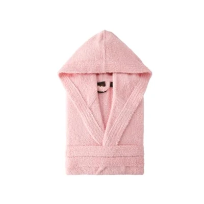 Bild av Top Towel Elegant Badrock för kvinnor och män i 100% bomull, 500 g/m² val med huva eller utan mjuk absorberande dusch, spa pool, Korall, M