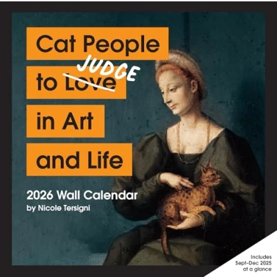 Bild av Cat People To Judge In Art And Life 2026 Wall Calendar