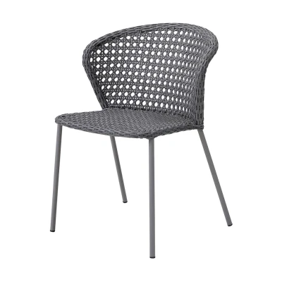 Bild av Cane line Lean Chair Matstol Light Grey French Weave B: 59 x D: H: 80 SH: 46,5 cm