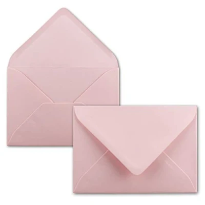 Bild av Neuser Färgfria C6 kuvert, 162 x 114 mm, självhäftande 100 Umschläge 15 Rosa