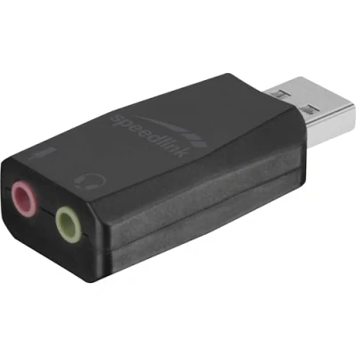 Bild av Speedlink SL 8850 BK USB ljudkort, Svart