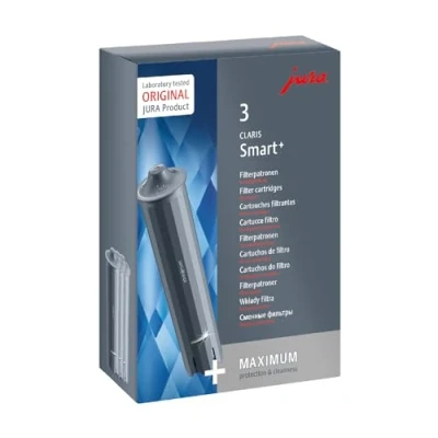 Bild av Jura 24233 Claris Smart+ filterpatron set med 3, plast, grå
