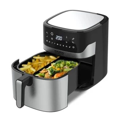 Bild av Taurus Air Fry Digital 7S Wall Single 6.5 L Stand alone 1600 W Hot Fryer Black/Stainless Steel