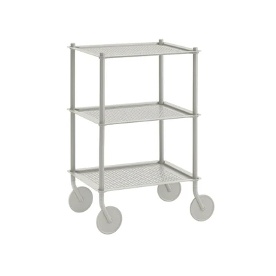 Bild av Muuto Flow Trolley Rullbord 3 Layer Grey L57,4 x W41,8 H88,3 cm