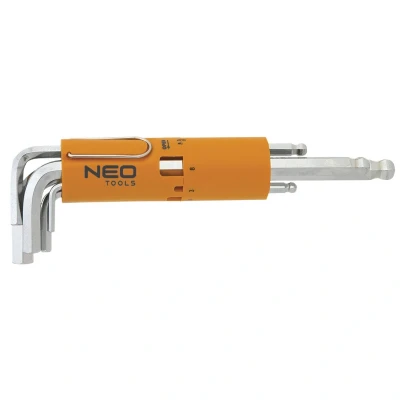 Bild av NEO TOOLS 09 523 Ensemble de tournevis coudés 2,2.5,3,4,5, 6,8,10 mm Acier chrome vanadium 8