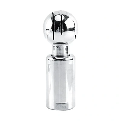 Bild av Walfront roterande sprayboll sanitär rostfritt stål 304 tank spray rengöringsboll fast 360 CIP rengöring 1/2 tum gängad kvinnlig anslutning med rengöringsdiameter 1 m 6