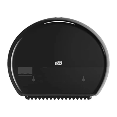 Bild av Tork Dispenser Mini Jumbo Toalettpapper svart T2, sluten, Elevation designserie, 555000
