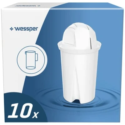 Bild av Wessper AquaClassic filterpatroner kompatibla med Brita Classic, Dafi Classic 10 pack