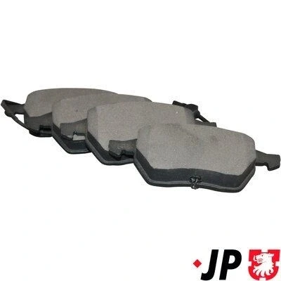 Bild av JP GROUP 1163602510 Jeu de plaquettes frein Essieu Avant avec contact du palpeur d&#039;usure intégré AUDI: A4 B6 Berline, A6 C6 Avant, B7