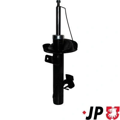 Bild av JP GROUP 3842100870 Amortisseur Essieu avant gauche Pression de gaz Système bitube Jambe suspension Goujon en haut MAZDA: 3 5 portes, 5, Berline