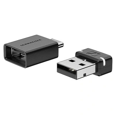 Bild av SENNHEISER BTD 600 Bluetooth® dongel USB A/USB C adapter med AptX ljud codecs för stabilt, högkvalitativt Lyssna på musik, ring samtal och titta videor