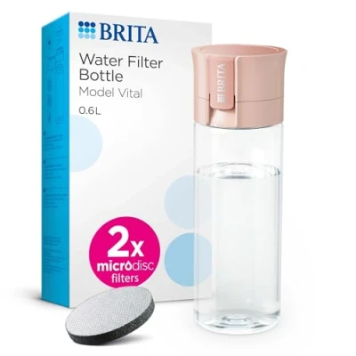 Bild av BRITA Fill&amp;Go Vital Vattenfiltreringsflaska Storlek 7.2 cm Höjd 22 0.6 L rosa