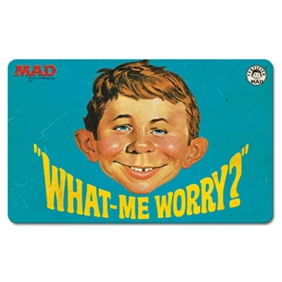 Bild av Logoshirt® Mad I Alfred E. Neumann What Me Worry frukostbräda skärbräda 23 x 14 cm diskmaskinssäker och värmebeständig licenserad originaldesign