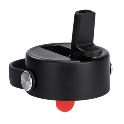 Bild av Hydro Flask Wide Mouth Flex Straw Cap Black Vattenflaska tillbehör