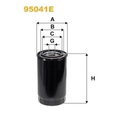 Bild av WIX FILTERS 95041E Filtre à Carburant vissé IVECO: EuroCargo I III, NISSAN: ATLEON, DAF: LF 45, 55