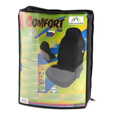 Bild av KEGEL 5 2510 203 4010 Couverture de siège noir Massant Polyester, Coton avant