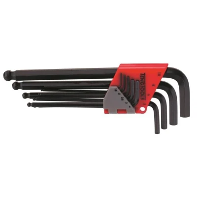 Bild av TengTools 112260104 Ensemble de tournevis coudés 1.5, 2, 2.5, 3, 4, 5, 6, 8, 10 Acier chrome vanadium 9