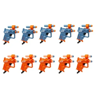 Bild av Nerf Elite Ace SD 1 Party Pack 10 blasters och 20 pilar laddningshandtag, sikte endast på Amazon