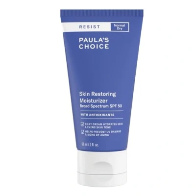 Bild av Paula&#039;s Choice RESIST Återfuktande Ansiktscreme SPF 50 Solskydd Återfuktar och Skyddar Torr Hud med Niacinamid &amp; Sheasmör Normal till 60 ml