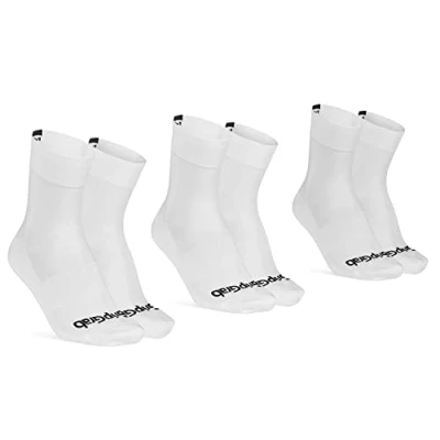Bild av GripGrab Lightweight SL Performance sommar cykling strumpor 1 och 3 pack Eyecatching 2 längder cykelstrumpor långa korta