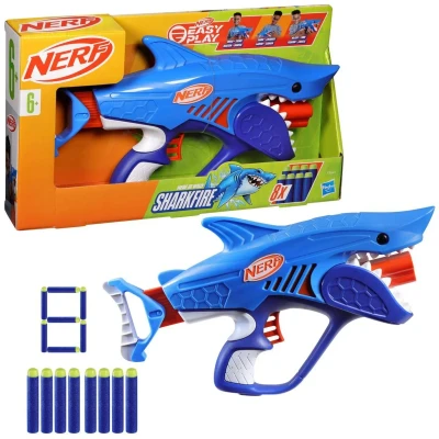 Bild av Lättanvänd Nerf Junior Wild Sharkfire dartblaster